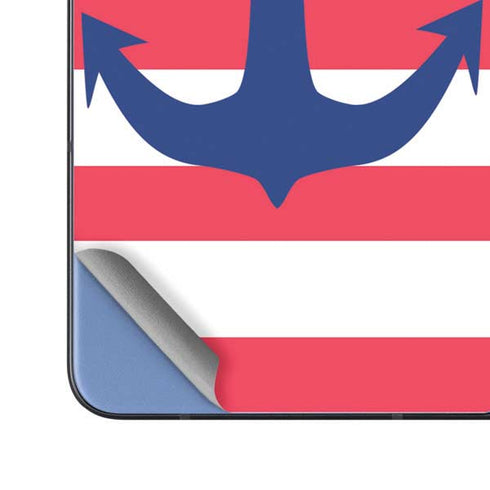 Nautical Stripes Galaxy Z Fold5 5G Skin